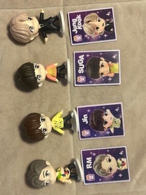 McDonald's Tinytan x BTS 2025 Happy Meal Toys (x4)